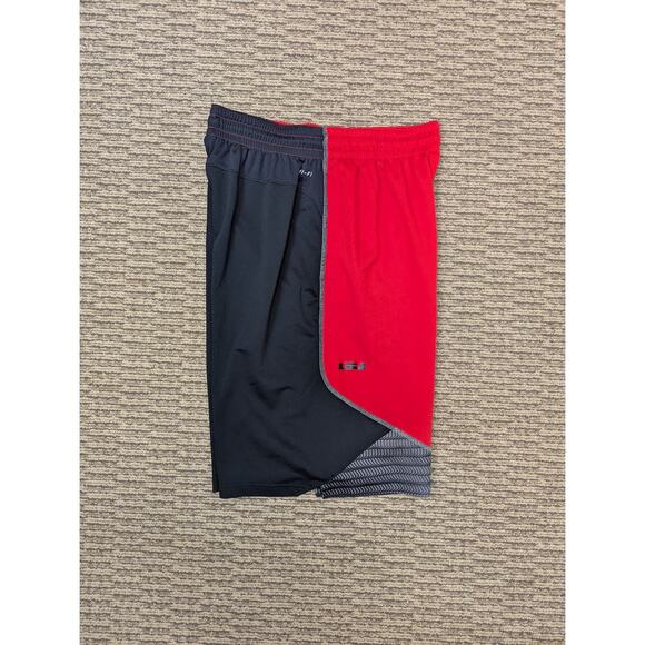 Nike LeBron James Dri-FIT Basketball Shorts Men’s Large Black Red Athletic - Picture 3 of 8